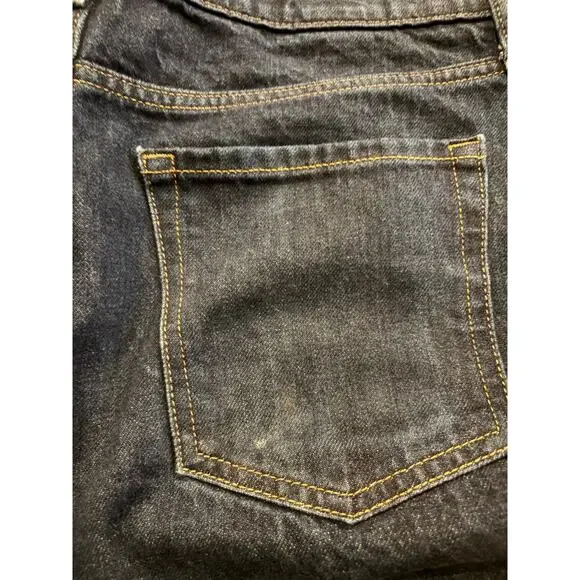 Banana Republic Jeans Women 30 Dark Wash Ultra High Rise Barrel Leg Button Fly - Picture 3 of 10